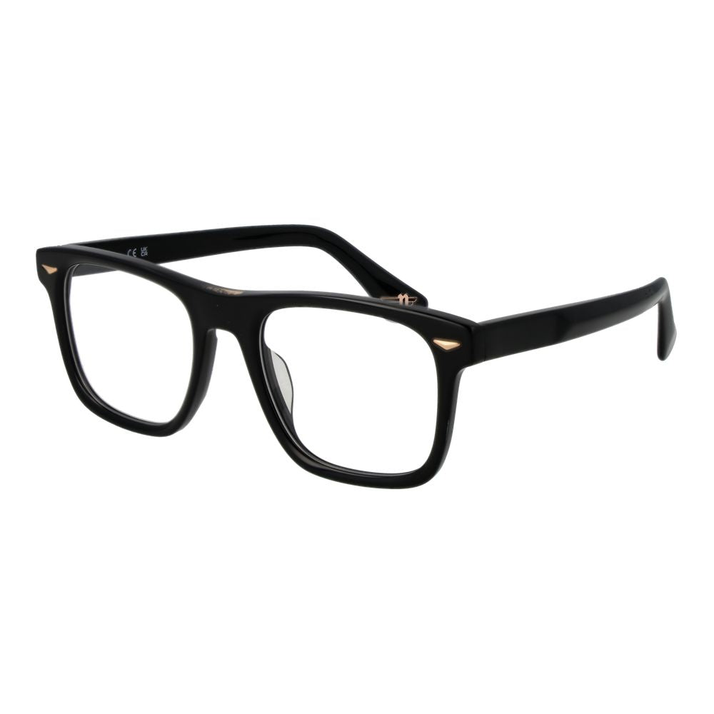 Lunettes (montures) en acétate de cellulose noires Police