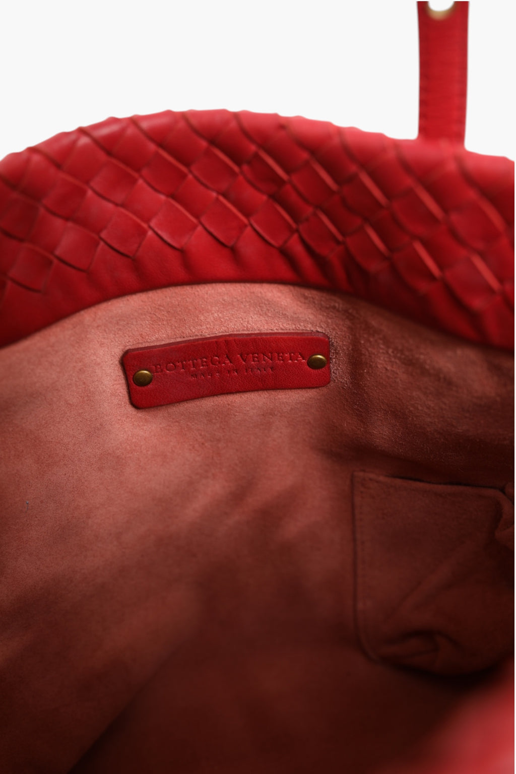 Bottega Veneta Red Tote Bags for Women side view