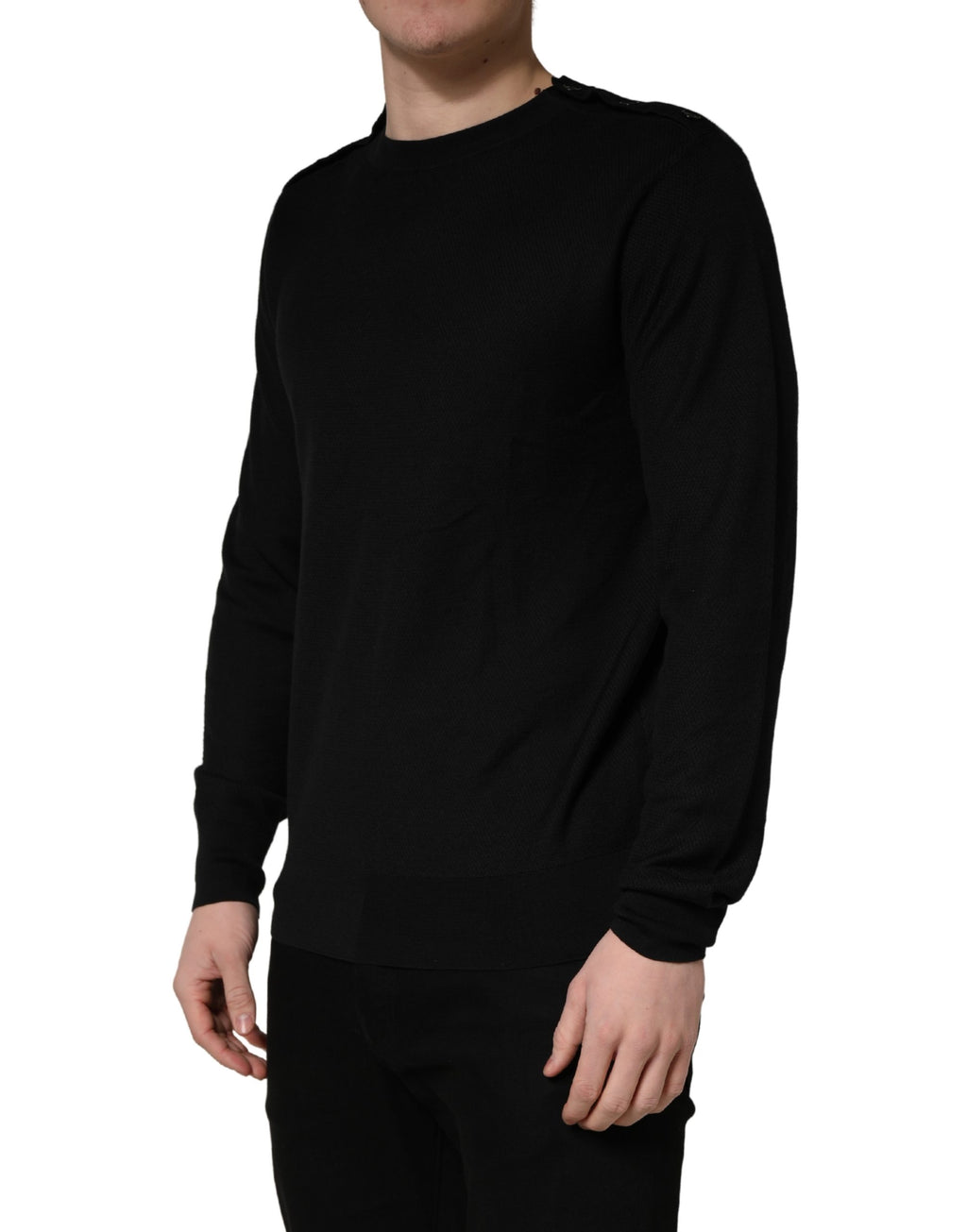 Dolce & Gabbana Black Sweatshirt for Men detail view
