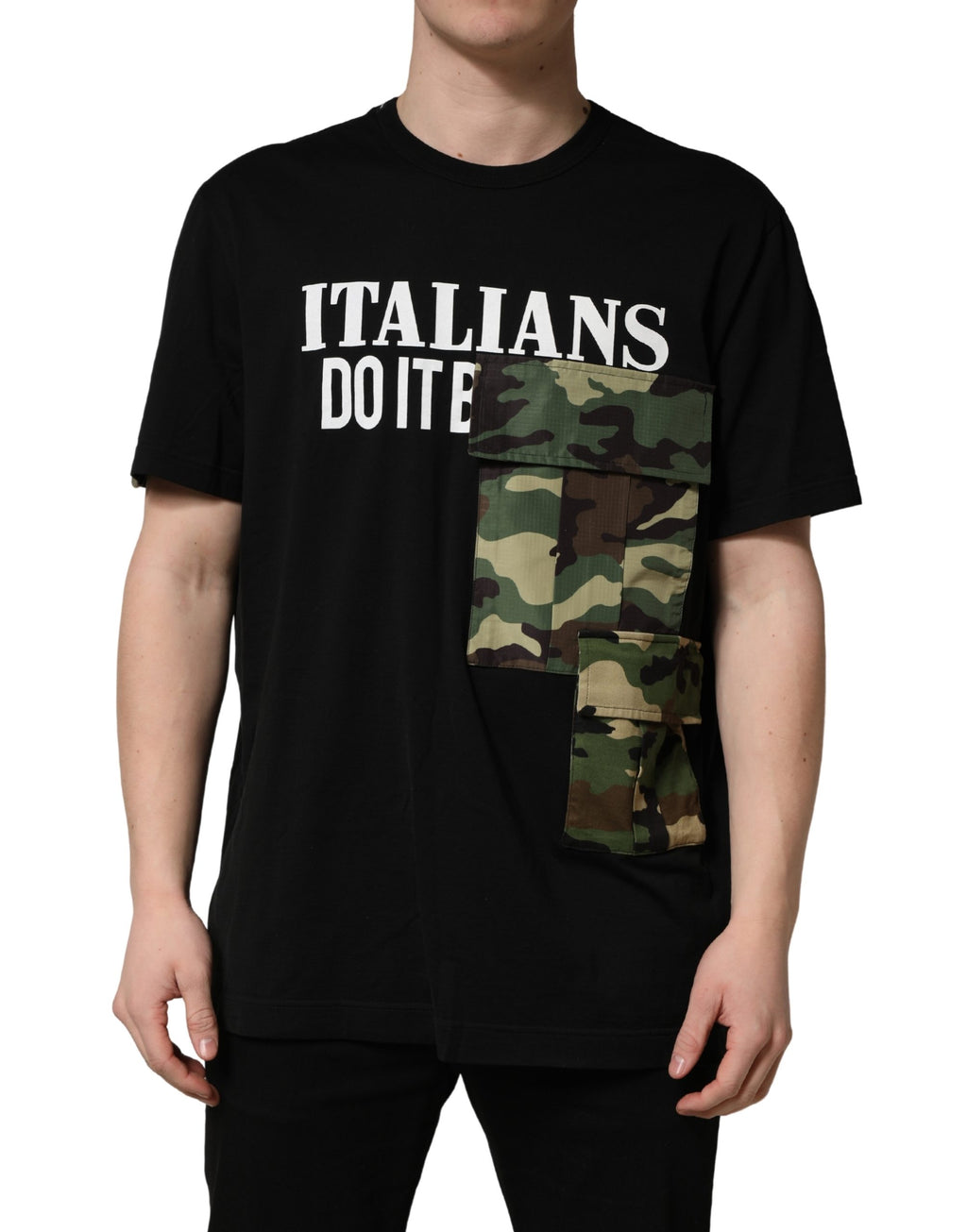 Dolce & Gabbana Black Short-Sleeve Shirt for Men alternate view
