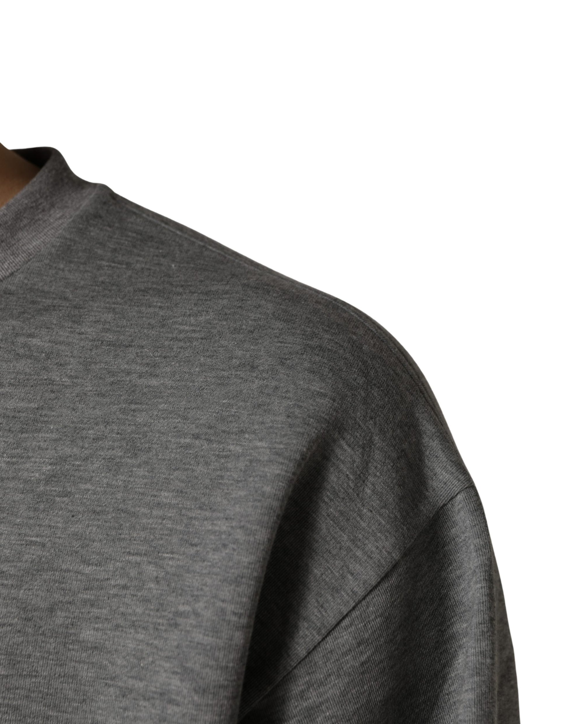 Dolce & Gabbana Grey Short-Sleeve Shirt for Men additional view