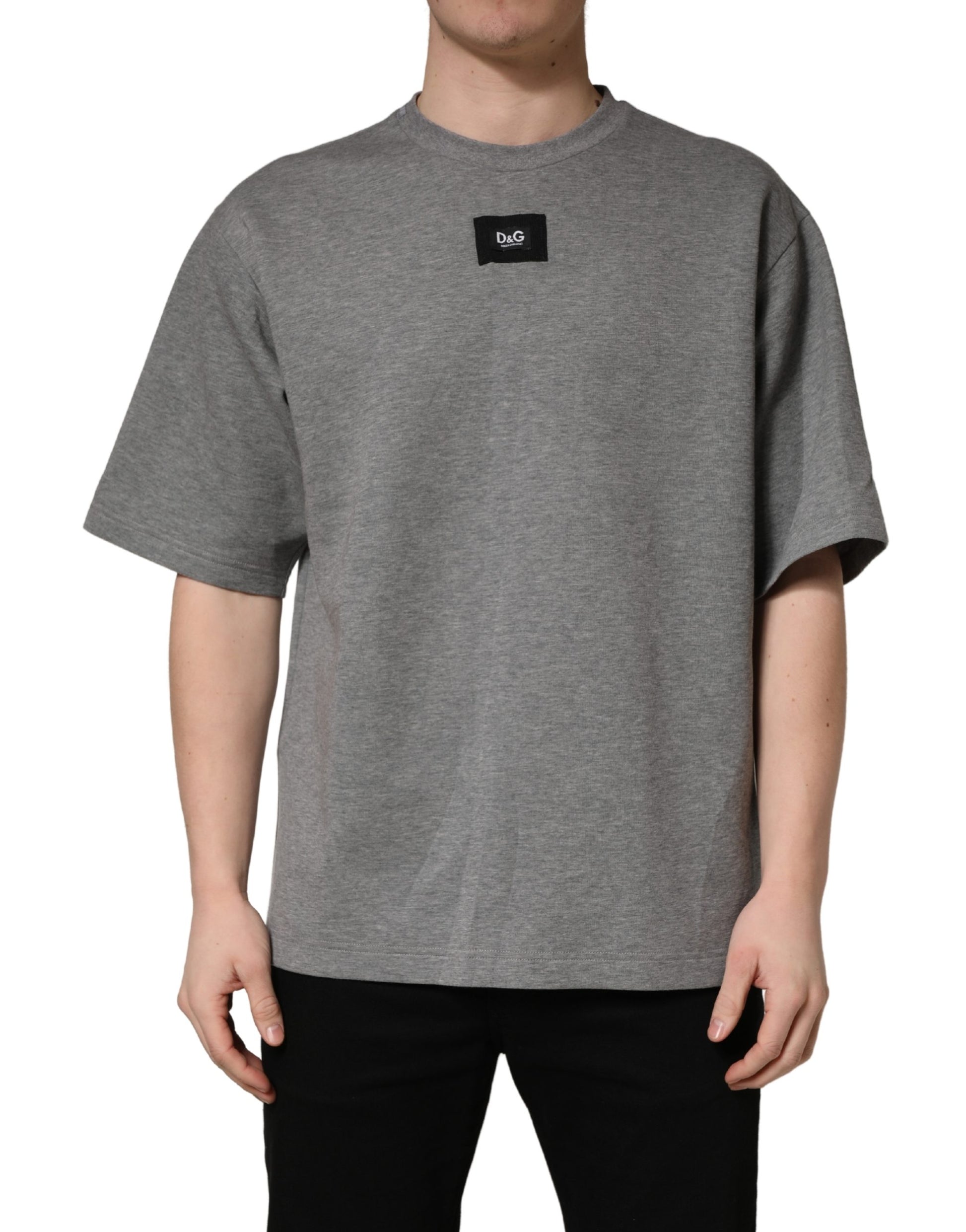 Dolce & Gabbana Grey Short-Sleeve Shirt for Men