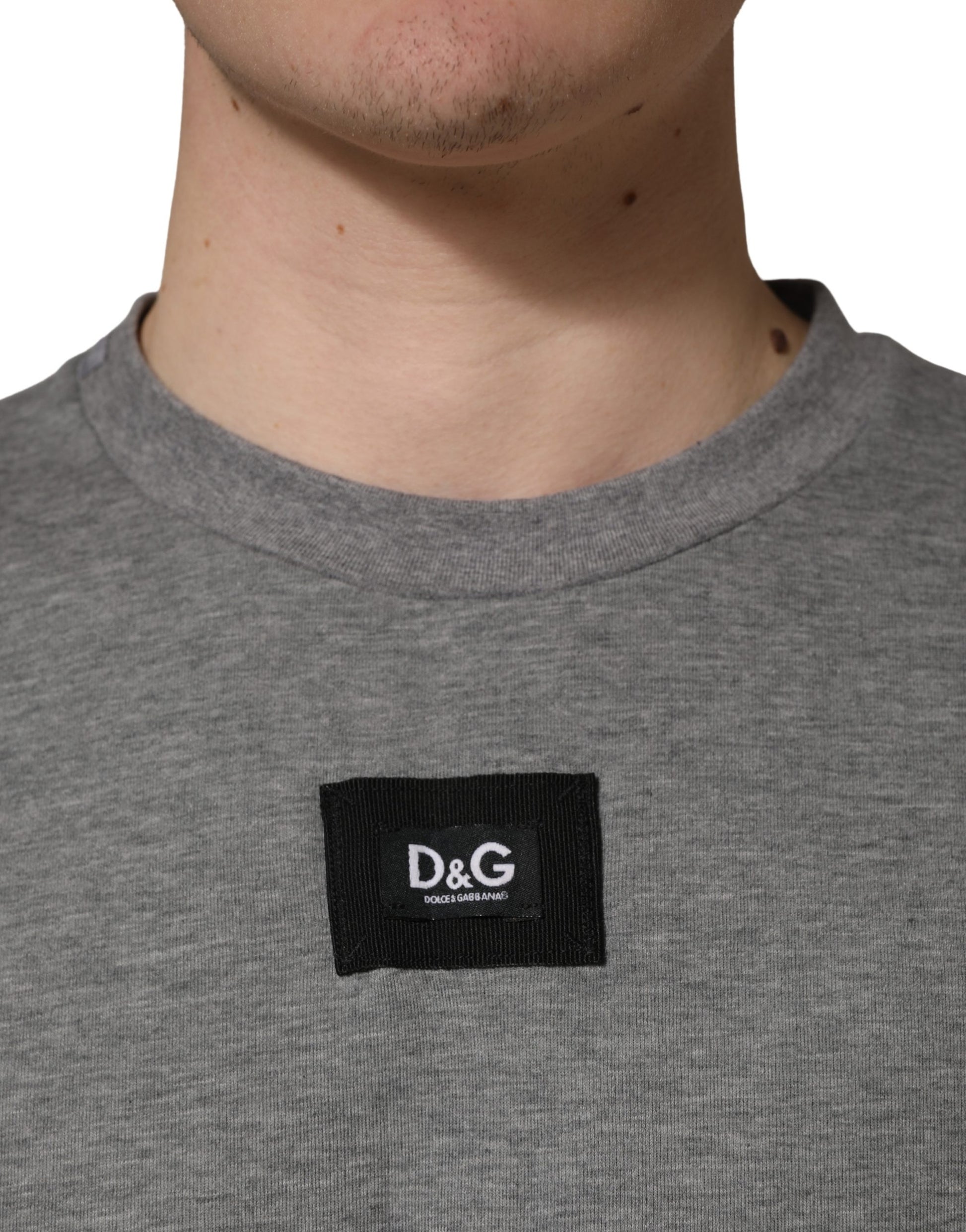 Dolce & Gabbana Grey Short-Sleeve Shirt for Men additional view