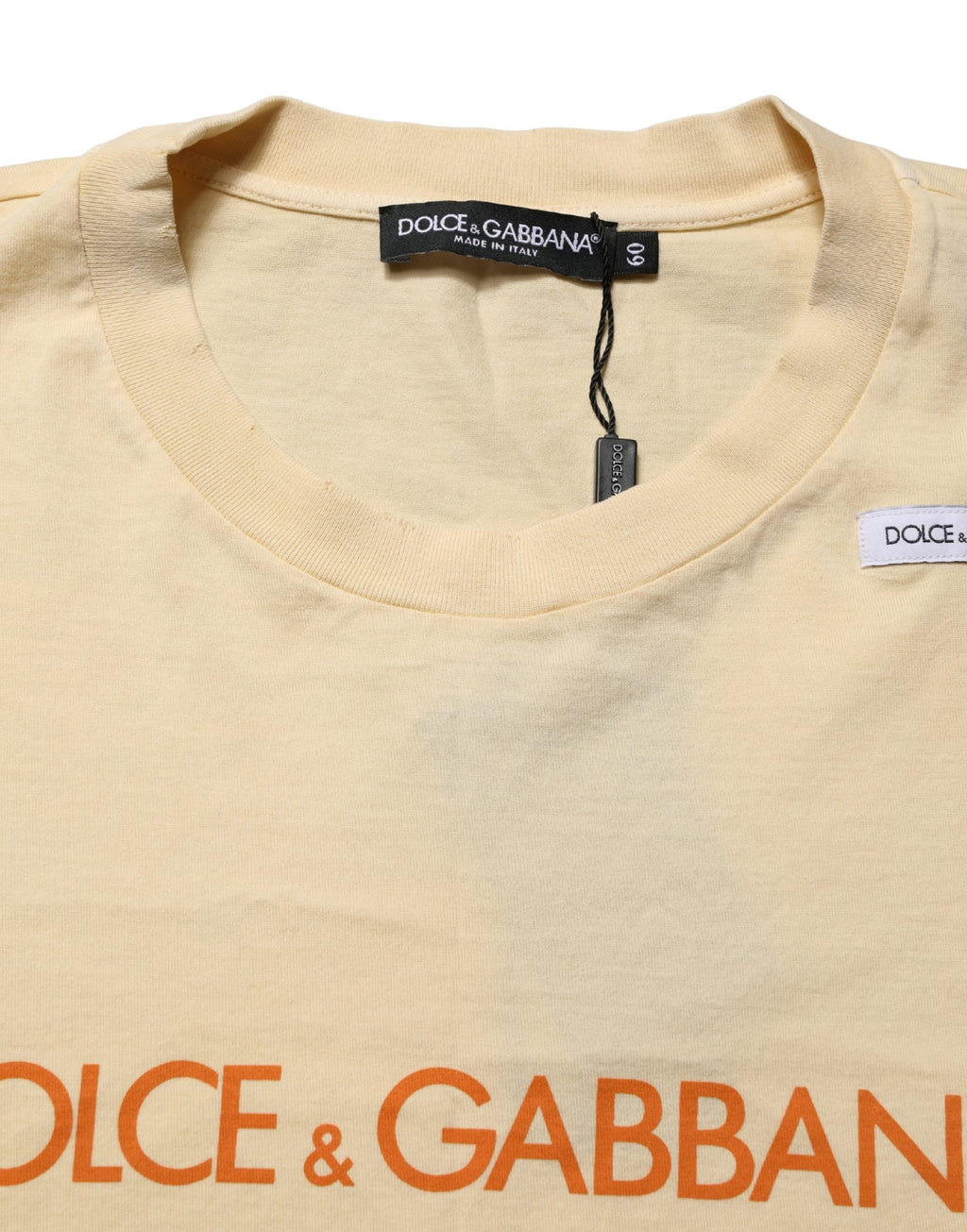 Dolce & Gabbana Yellow Short-Sleeve Shirt for Men additional view
