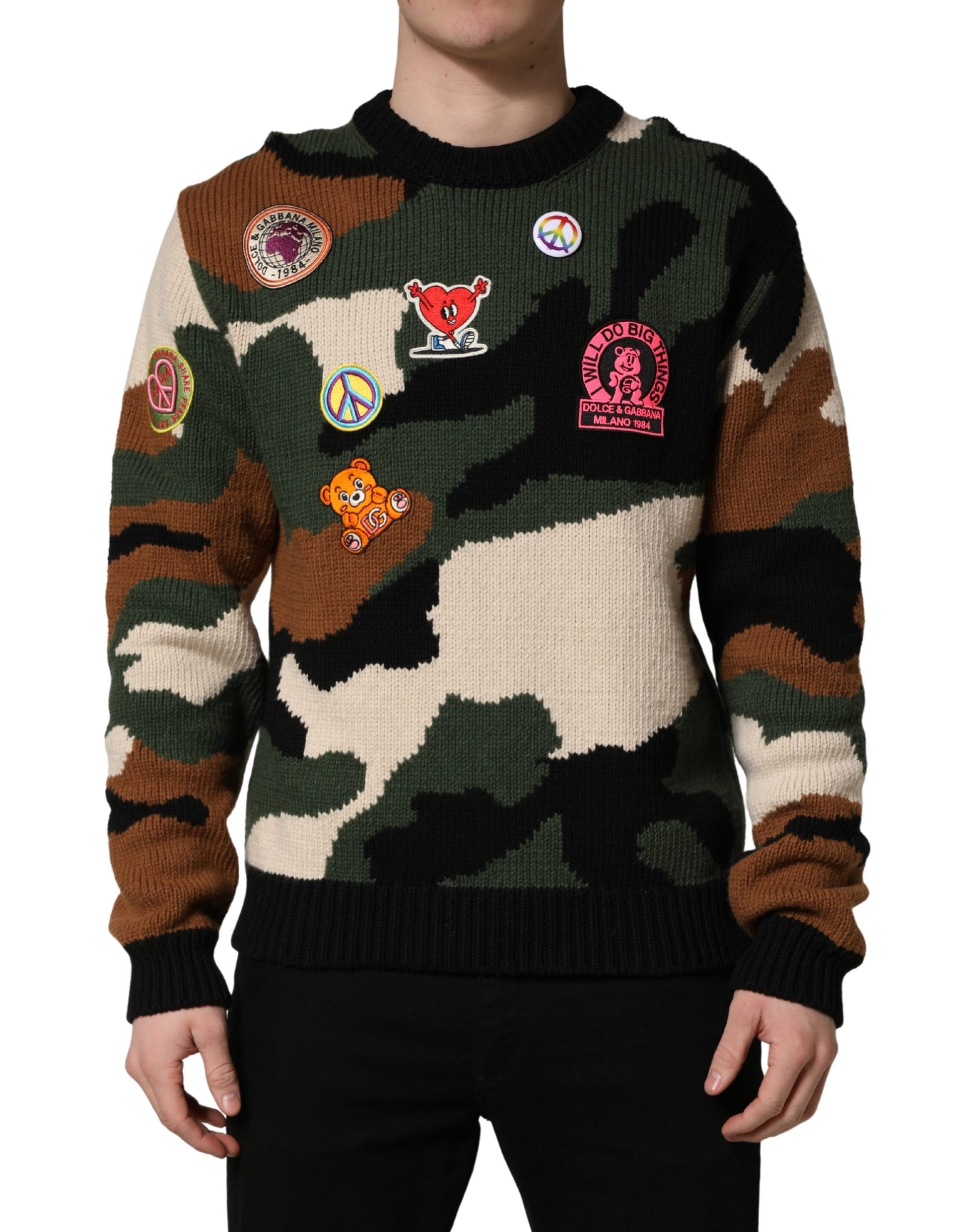 Dolce & Gabbana Multicolor Sweatshirt for Men detail view