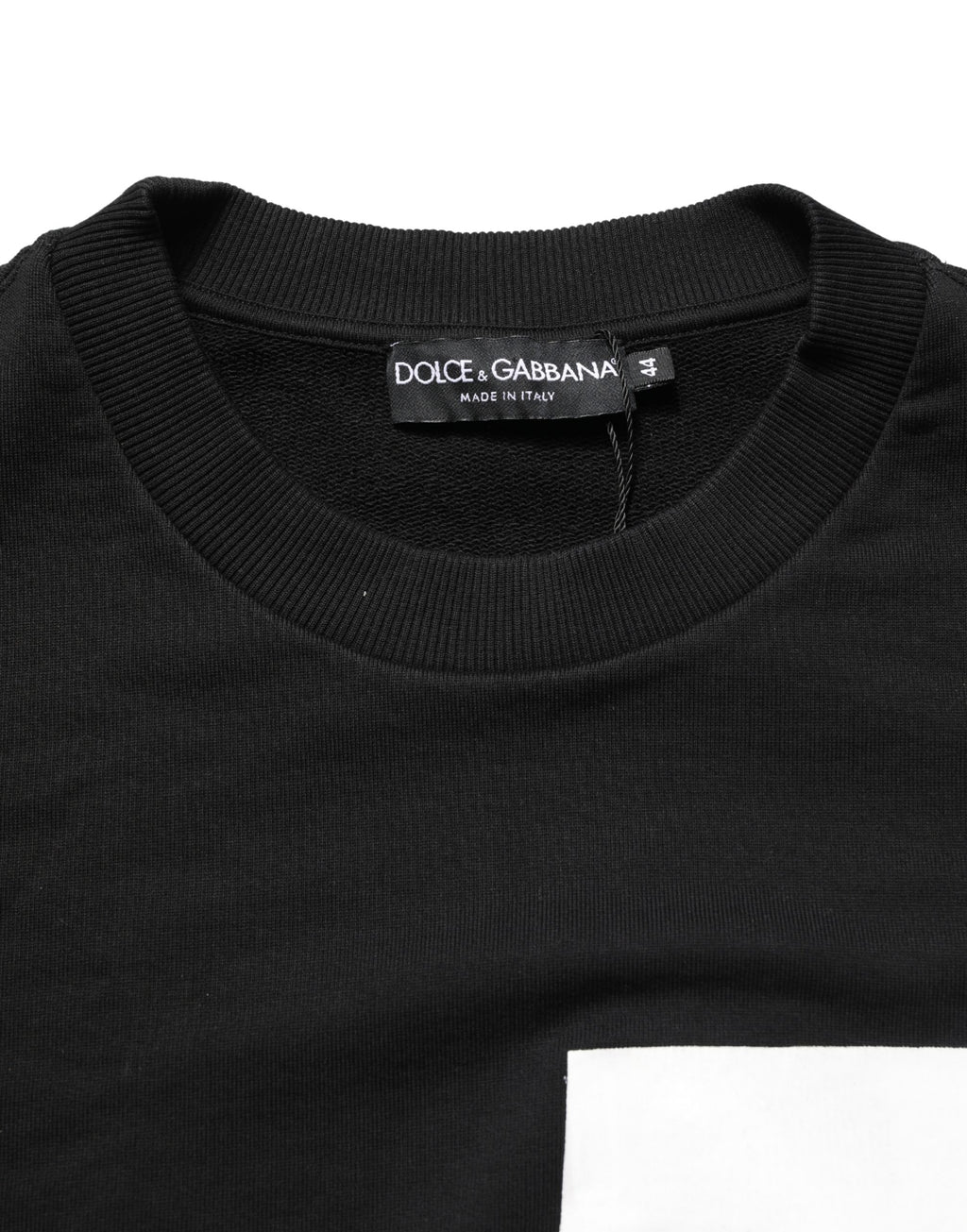 Sweat-shirt Dolce & Gabbana en coton noir à logo Milano