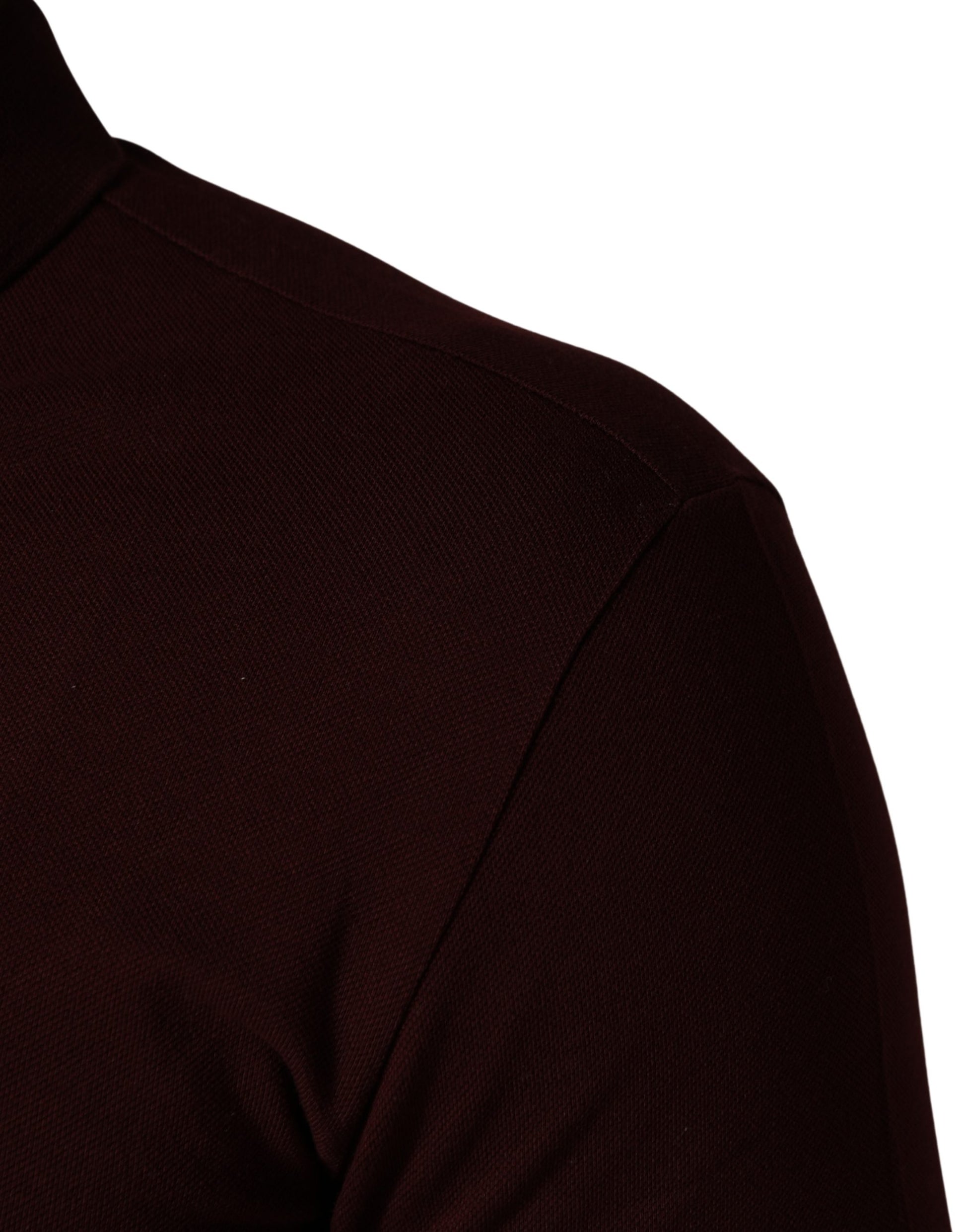 Polo Dolce & Gabbana col chemise manches courtes marron