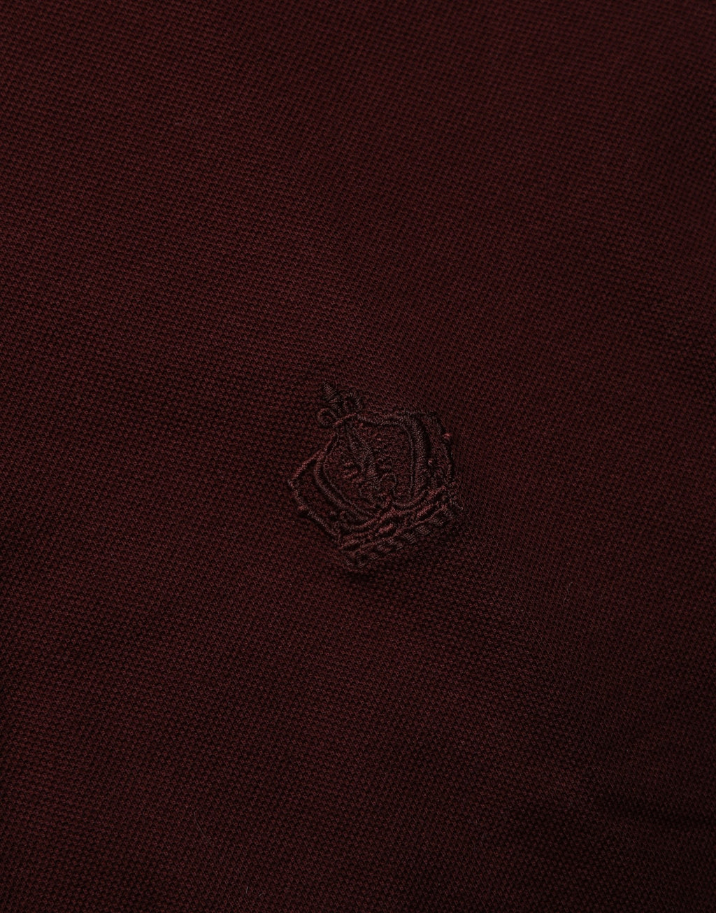 Polo Dolce & Gabbana col chemise manches courtes marron