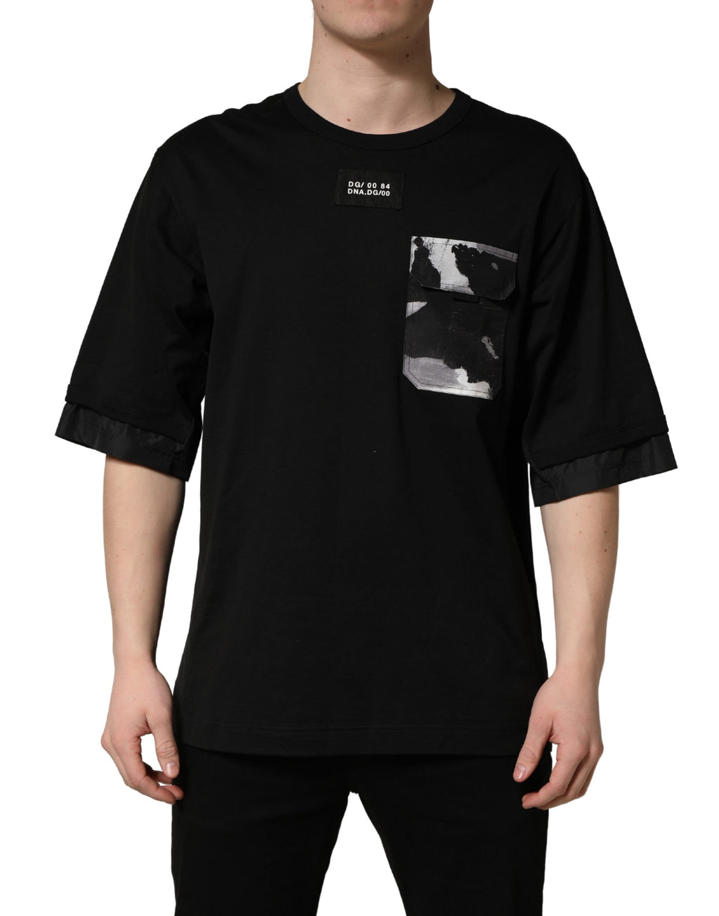 Dolce & Gabbana Black Short-Sleeve Shirt for Men