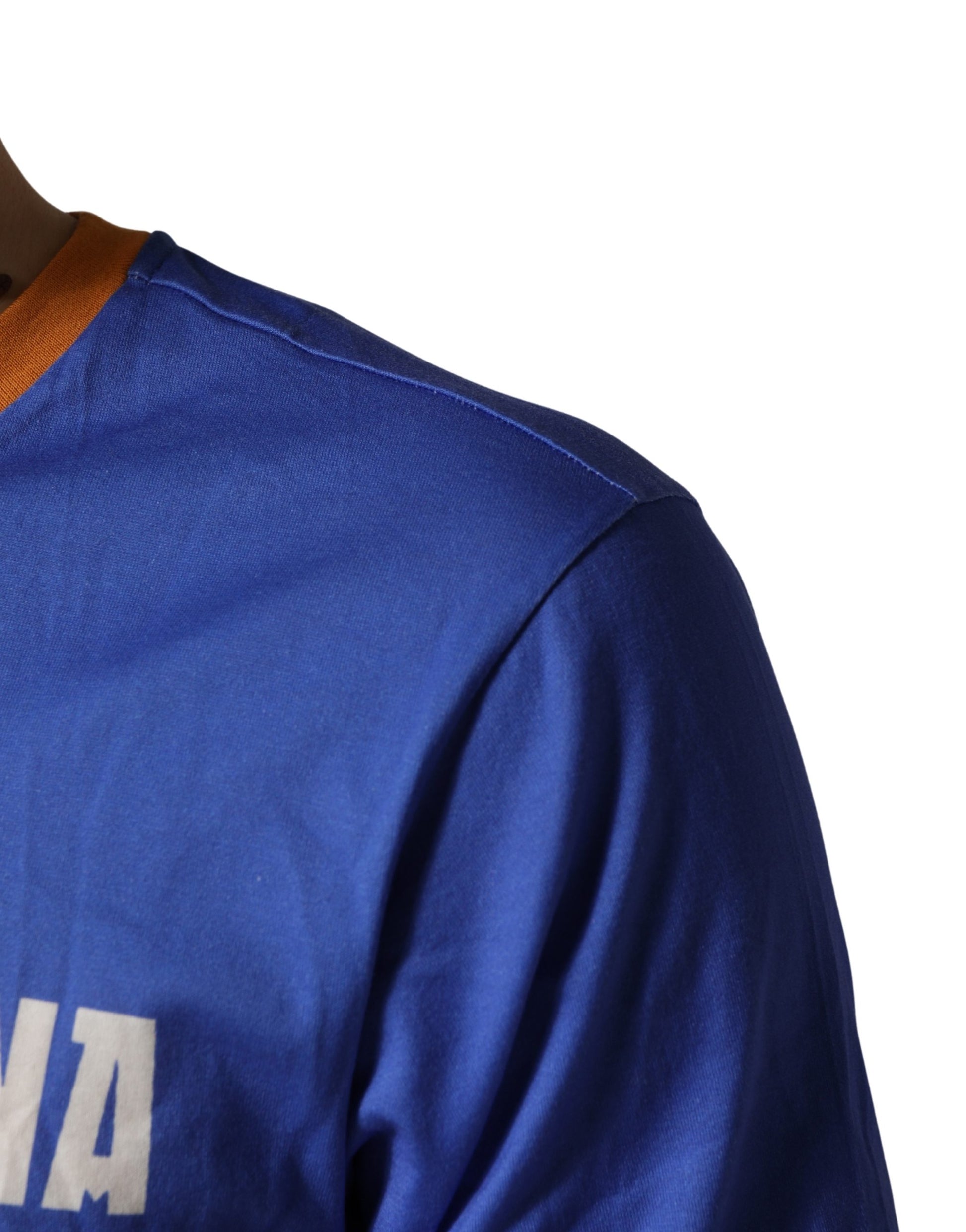Dolce & Gabbana Blue Short-Sleeve Shirt for Men additional view