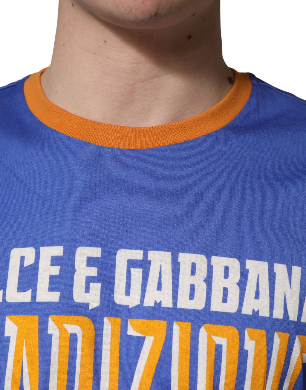Dolce & Gabbana Blue Short-Sleeve Shirt for Men additional view
