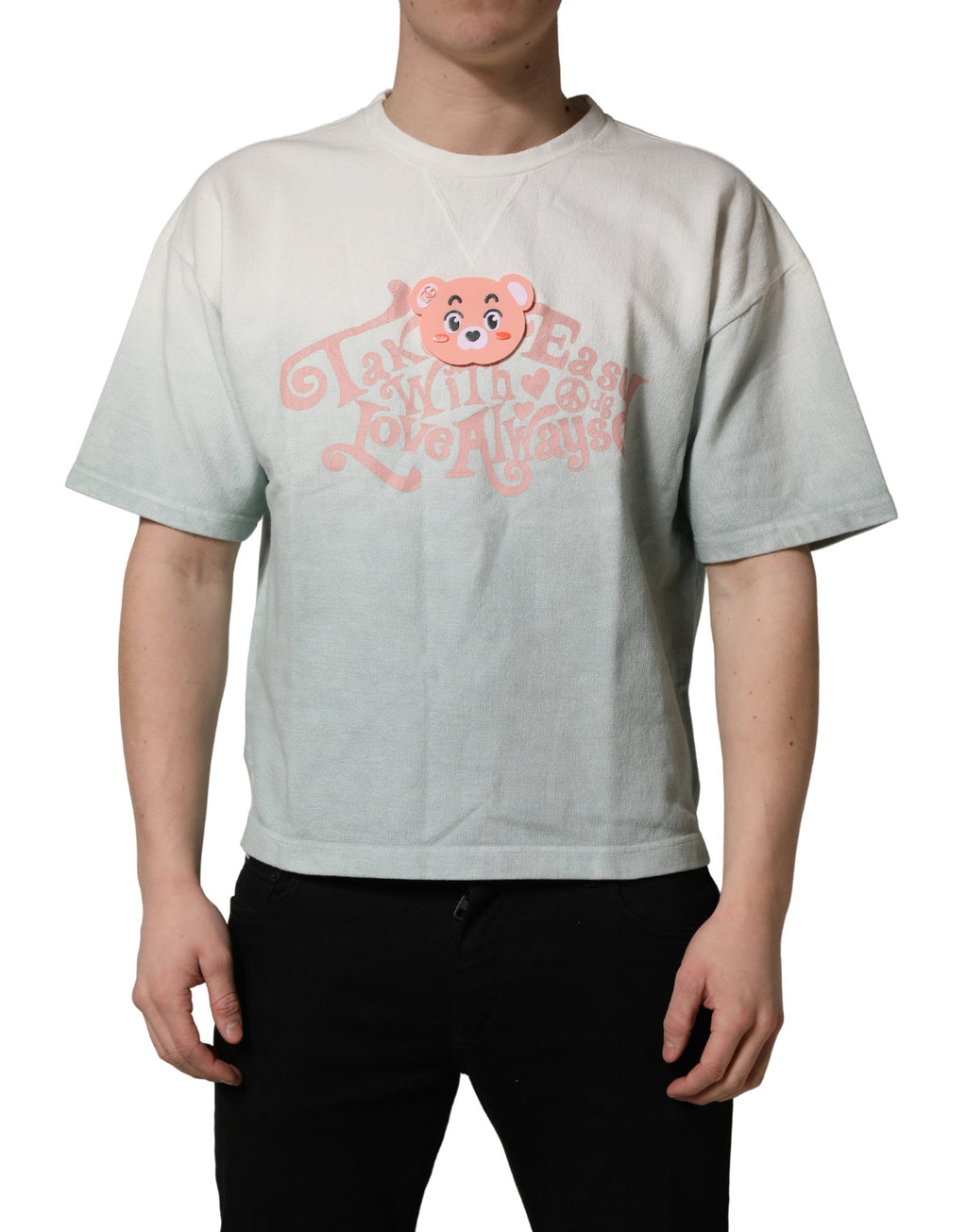 Dolce & Gabbana Green Short-Sleeve Shirt for Men alternate view