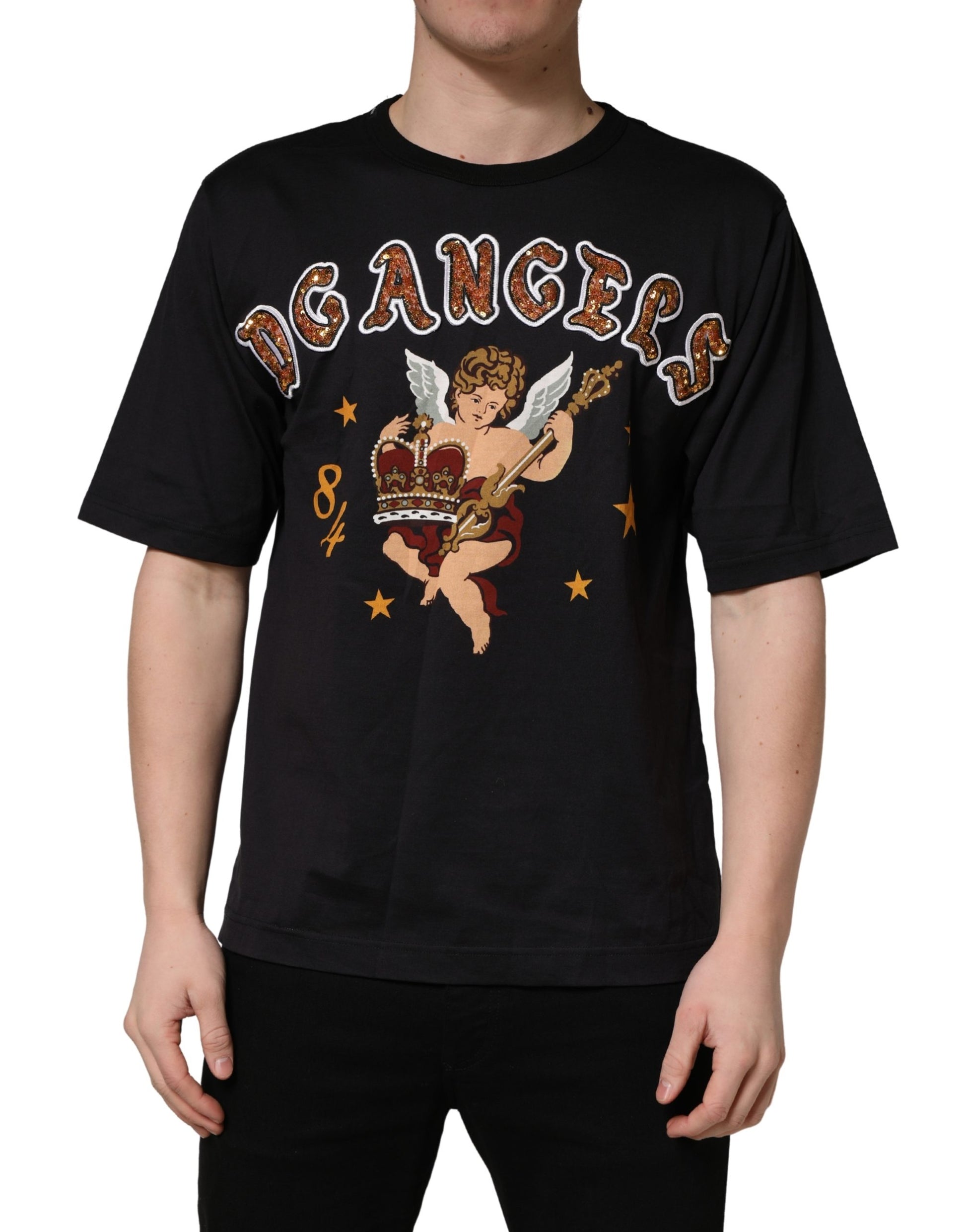 Dolce & Gabbana Black Short-Sleeve Shirt for Men