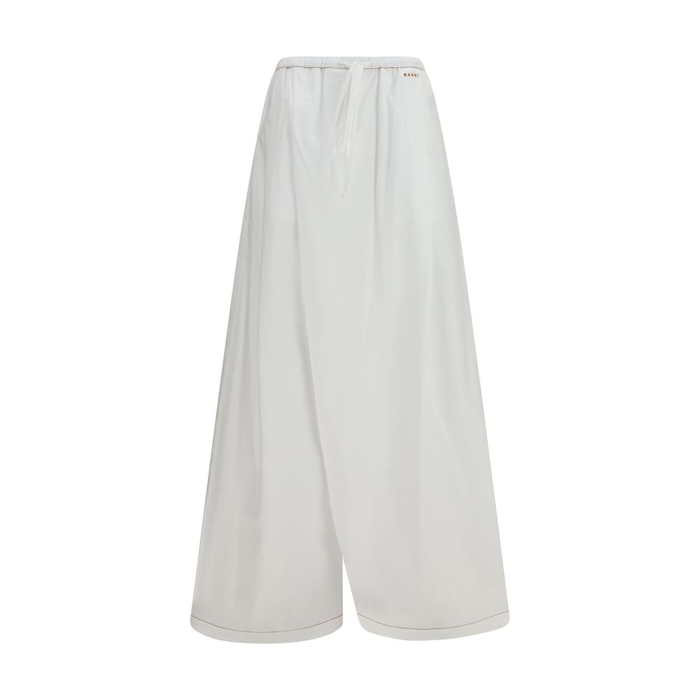 Marni White Casual Pants for Women
