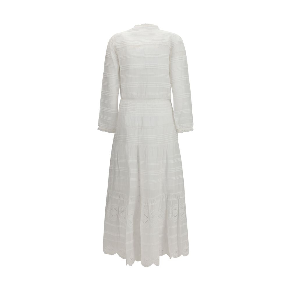 Robe décontractée Marant Etoile en coton blanc