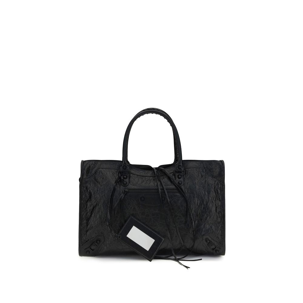 Sac bandoulière Balenciaga en agneau noir Ovis Aries Aries