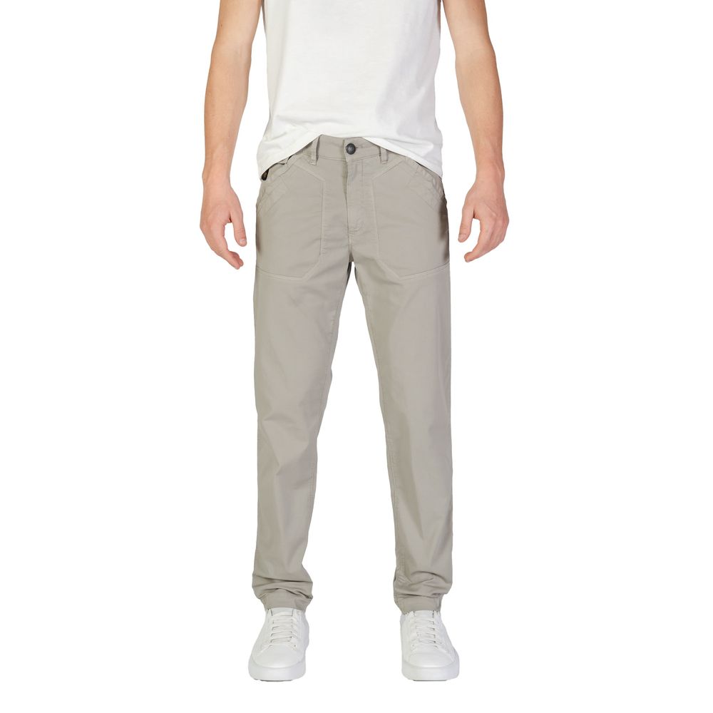 Pantalon décontracté en coton gris Refrigiwear