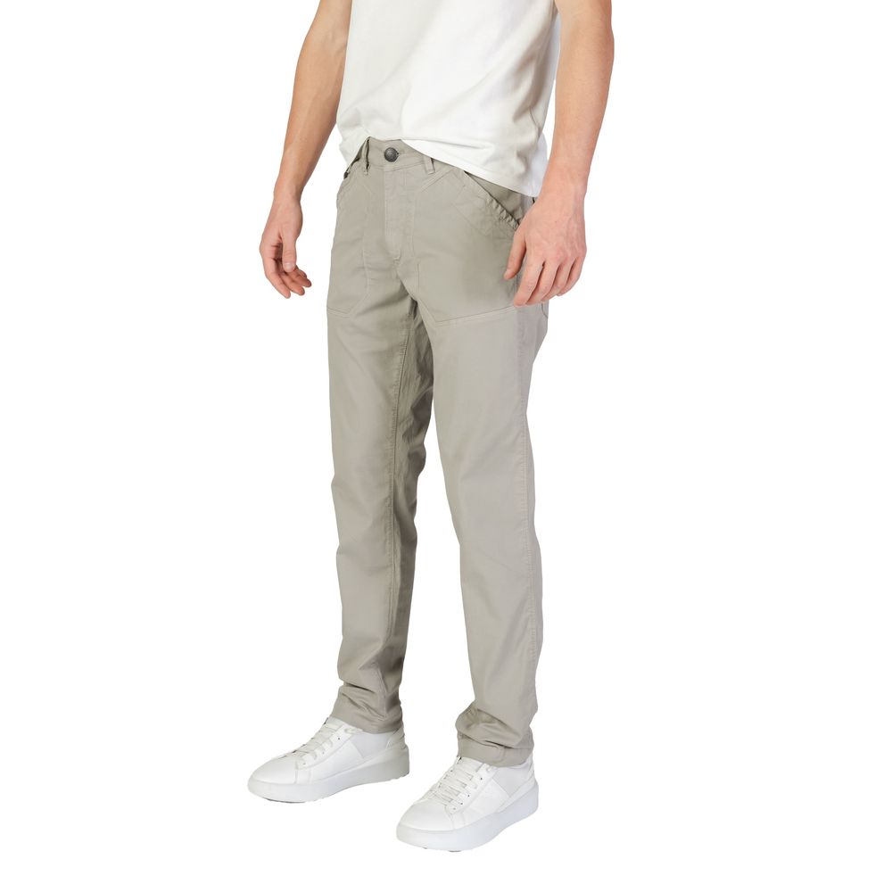 Pantalon décontracté en coton gris Refrigiwear