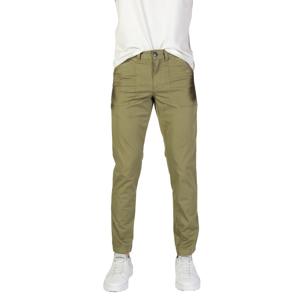 Pantalon décontracté en coton vert Refrigiwear
