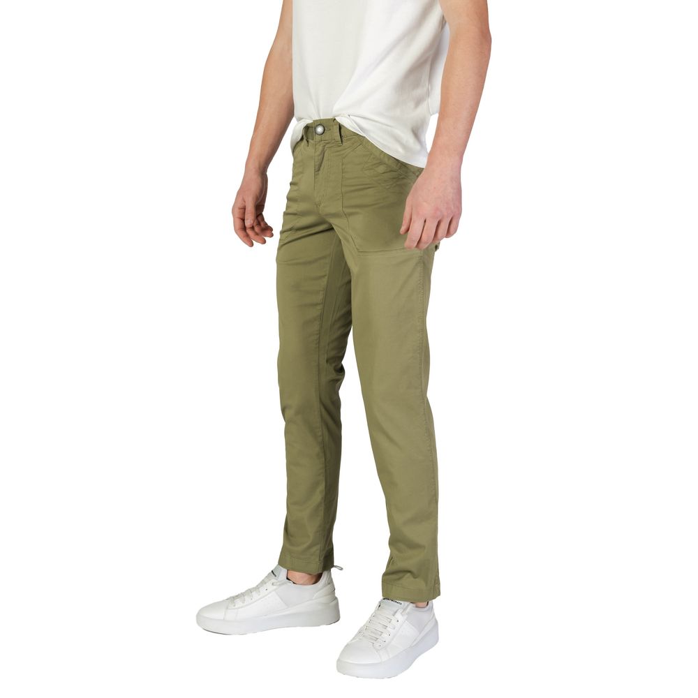 Pantalon décontracté en coton vert Refrigiwear