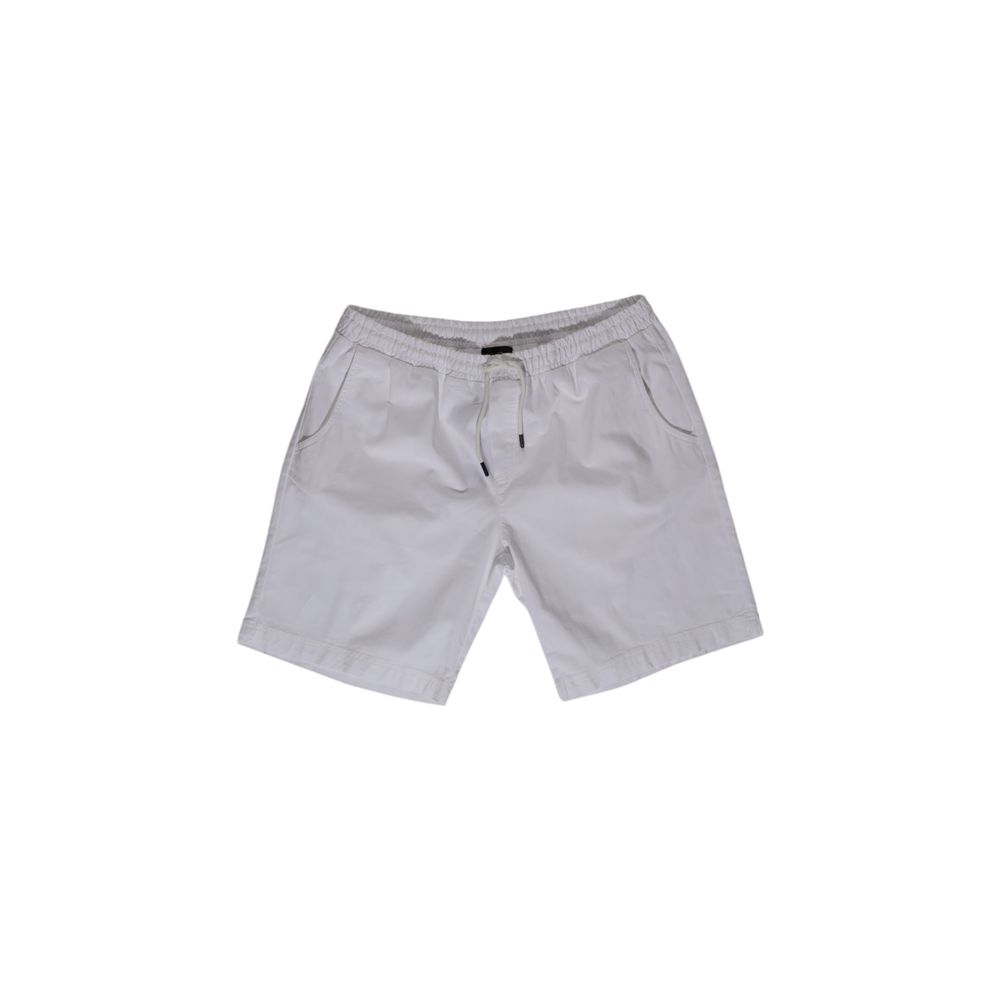 Shorts Bermudas en Coton Blanc Refrigiwear