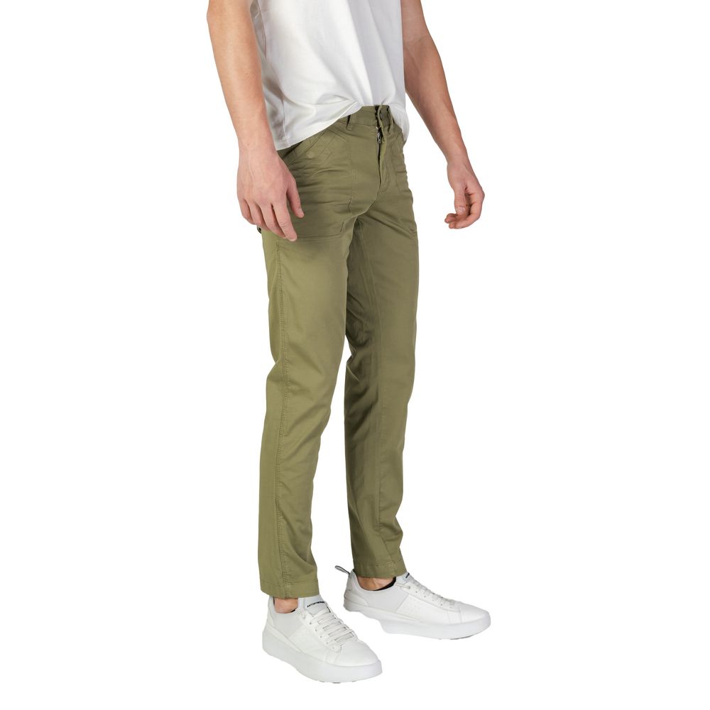 Pantalon décontracté en coton vert Refrigiwear