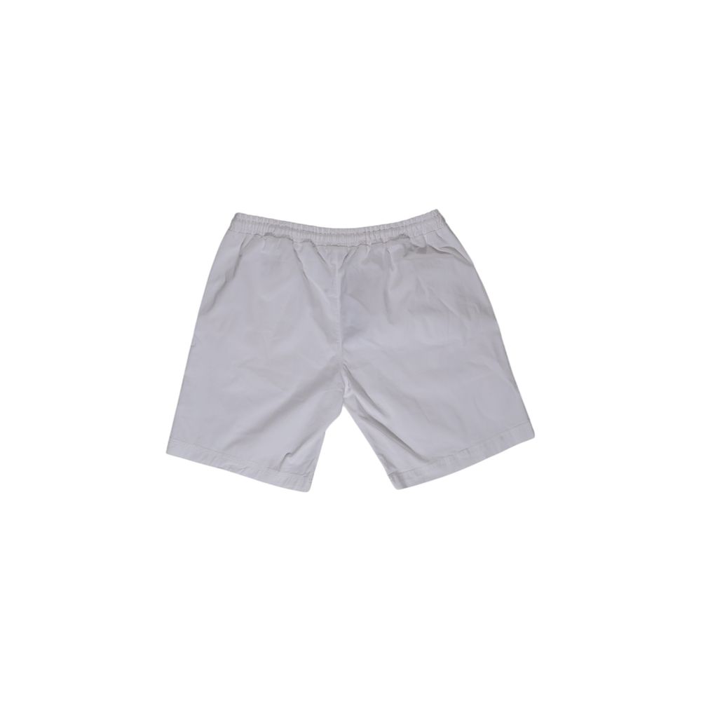 Shorts Bermudas en Coton Blanc Refrigiwear