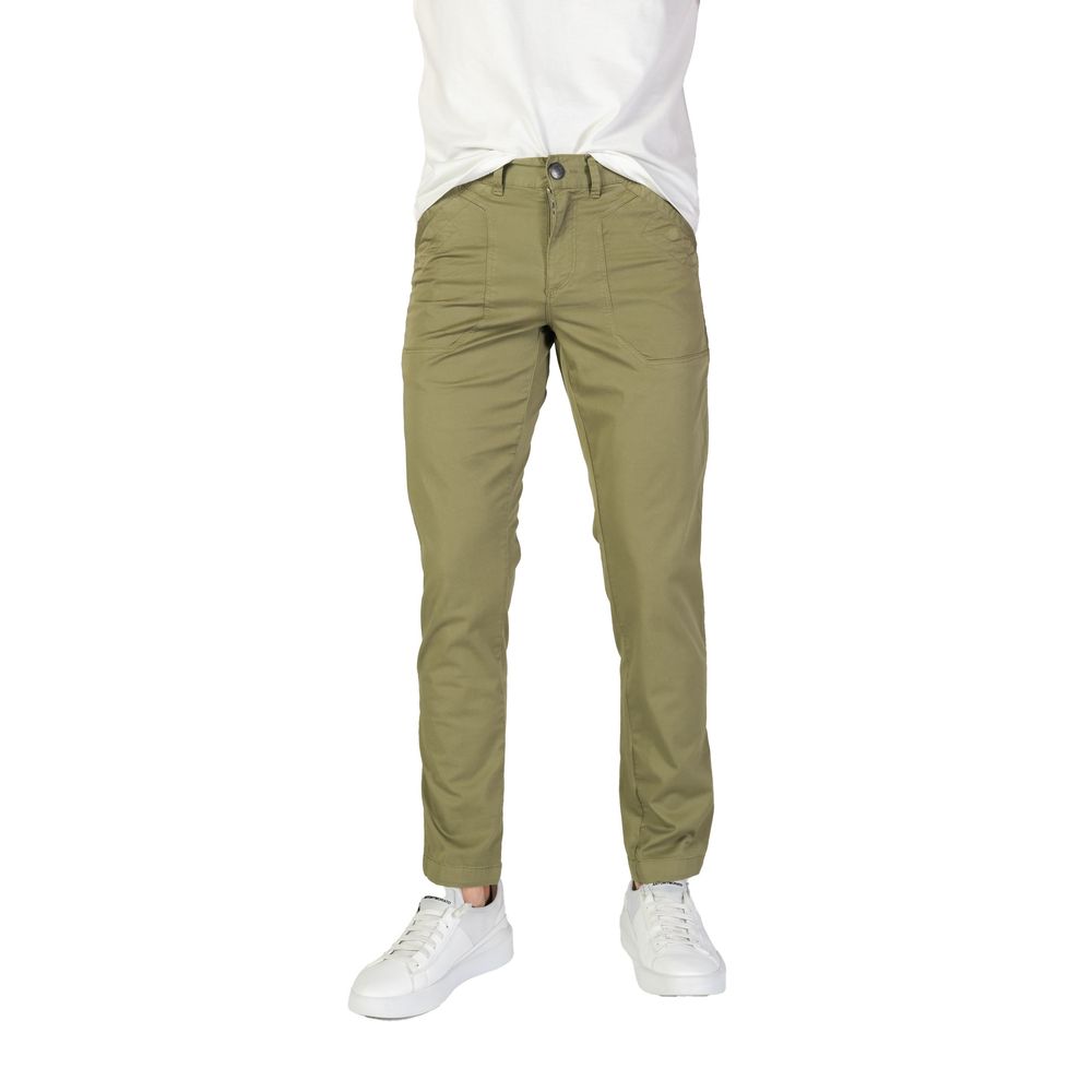 Pantalon décontracté en coton vert Refrigiwear