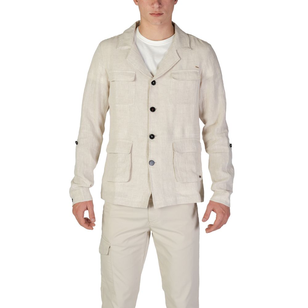 In My Hood Beige Blazer for Men
