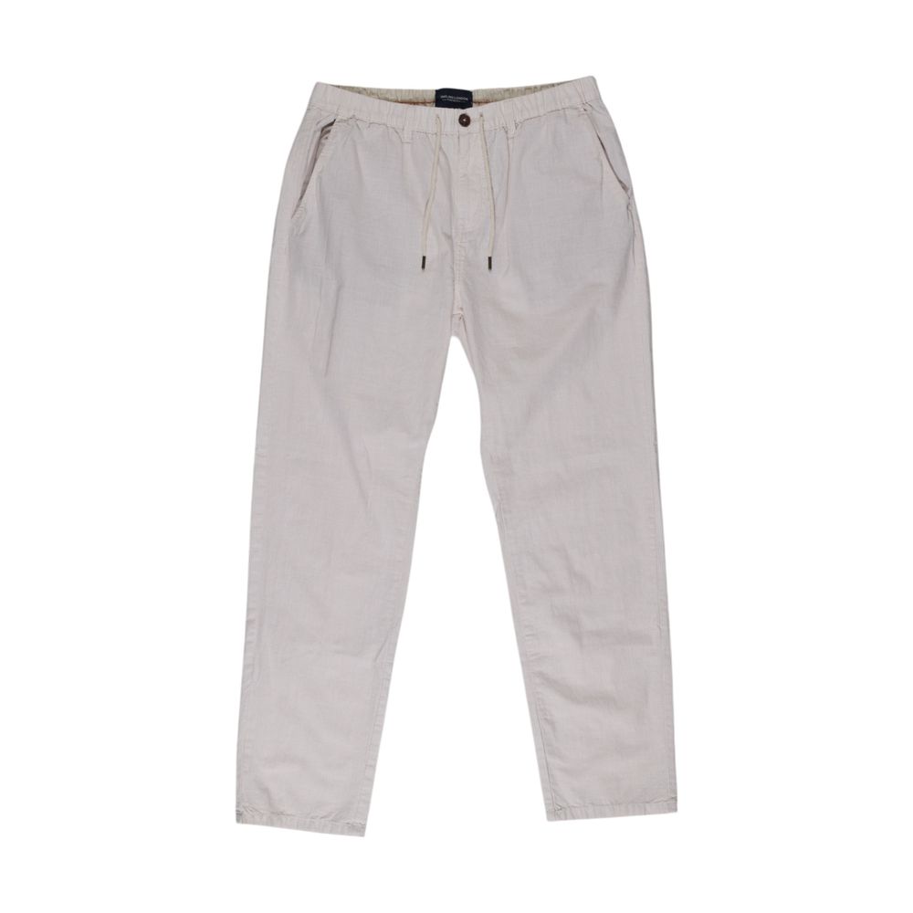 Smiling London Beige Casual Pants for Men