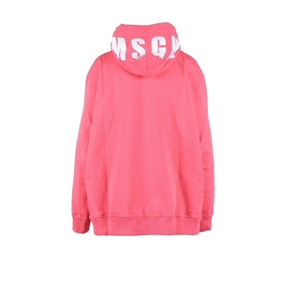 MSGM Sweat à Capuche en Coton Multicolore