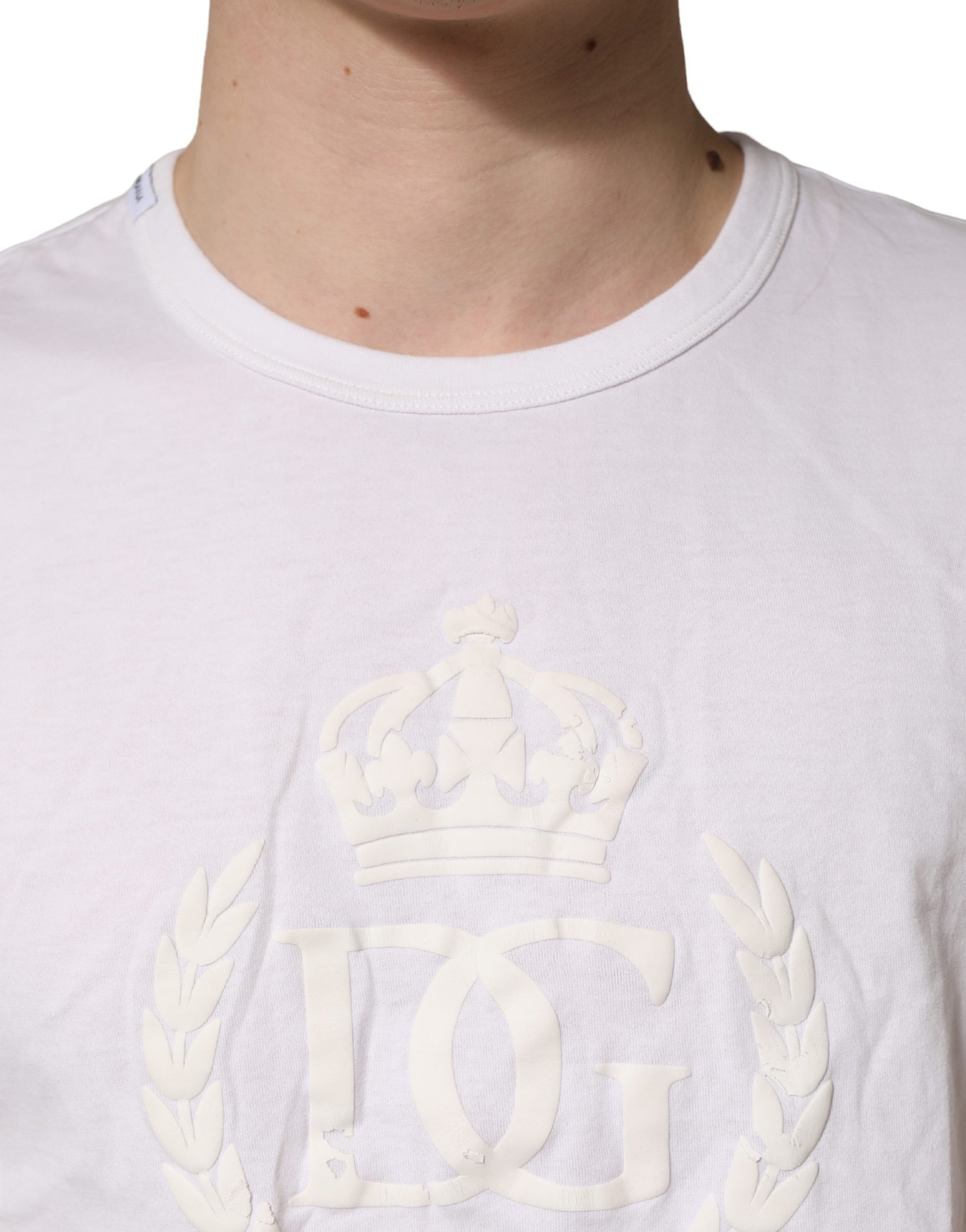 Dolce & Gabbana White Short-Sleeve Shirt for Men additional view