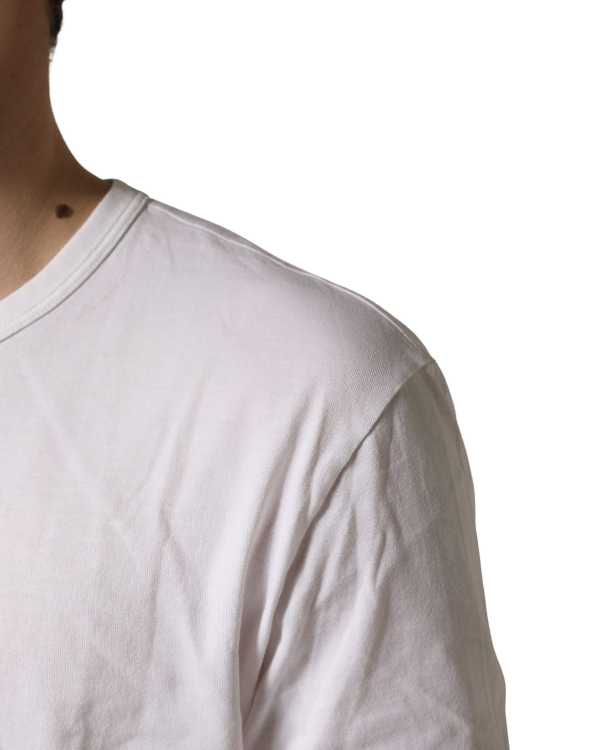 Dolce & Gabbana White Short-Sleeve Shirt for Men additional view