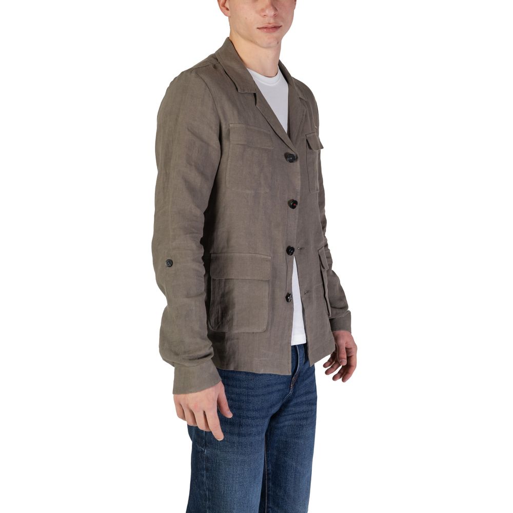 In My Hood Green Blazer for Men detail view