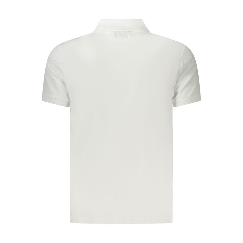 Polo blanc pour homme en coton U.S. Grand