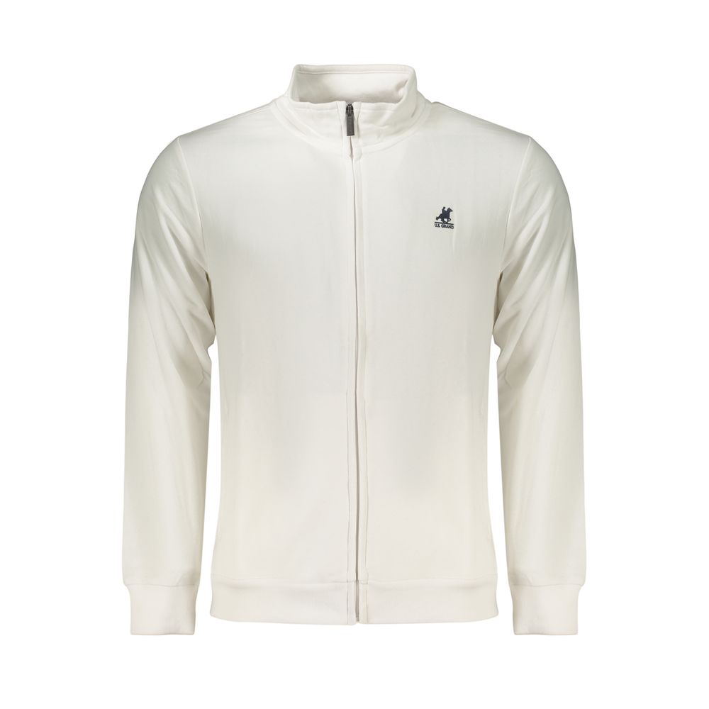 Sweat-shirt américain en coton blanc pour homme