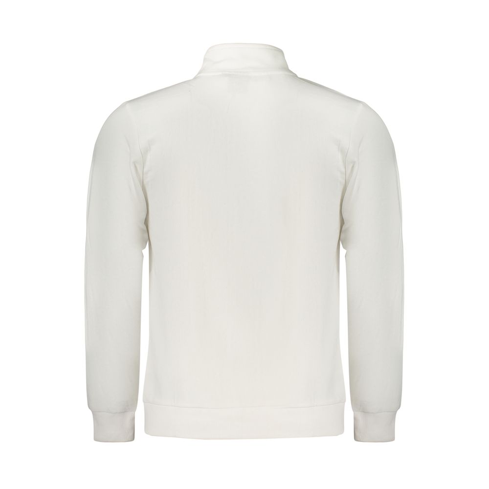 Sweat-shirt américain en coton blanc pour homme