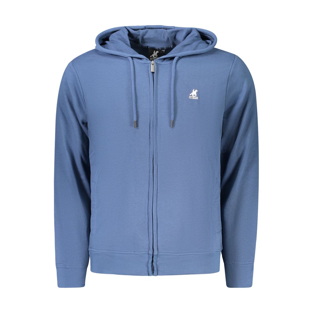 Sweat-shirt Bleu Coton U.S. Grand Homme