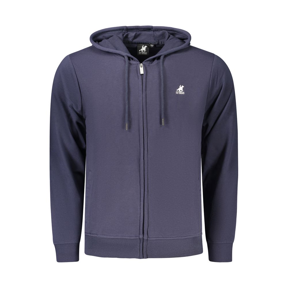 U.S. Grand Blue Coton Homme Sweat à Capuche