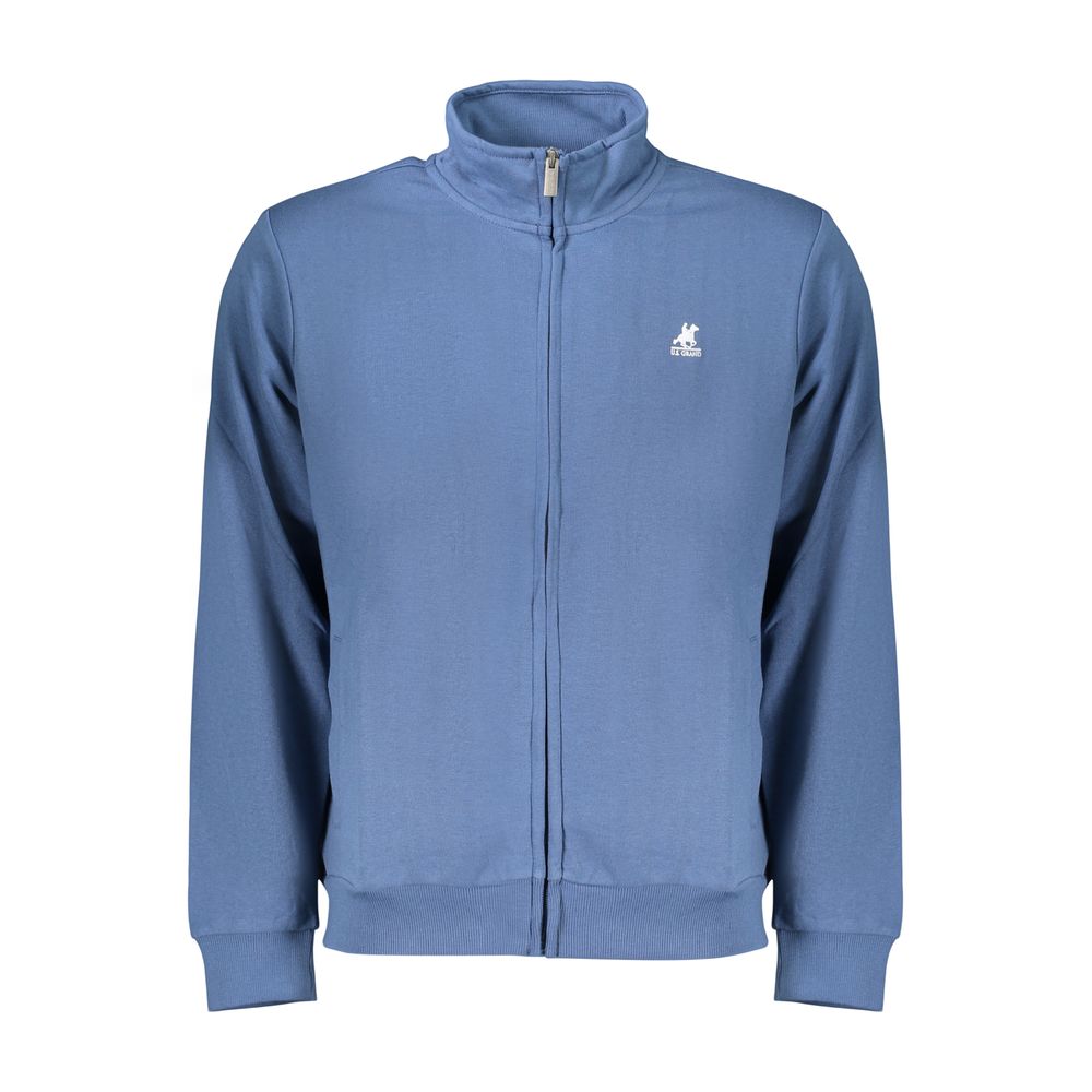 Sweat-shirt américain bleu grand coton pour hommes