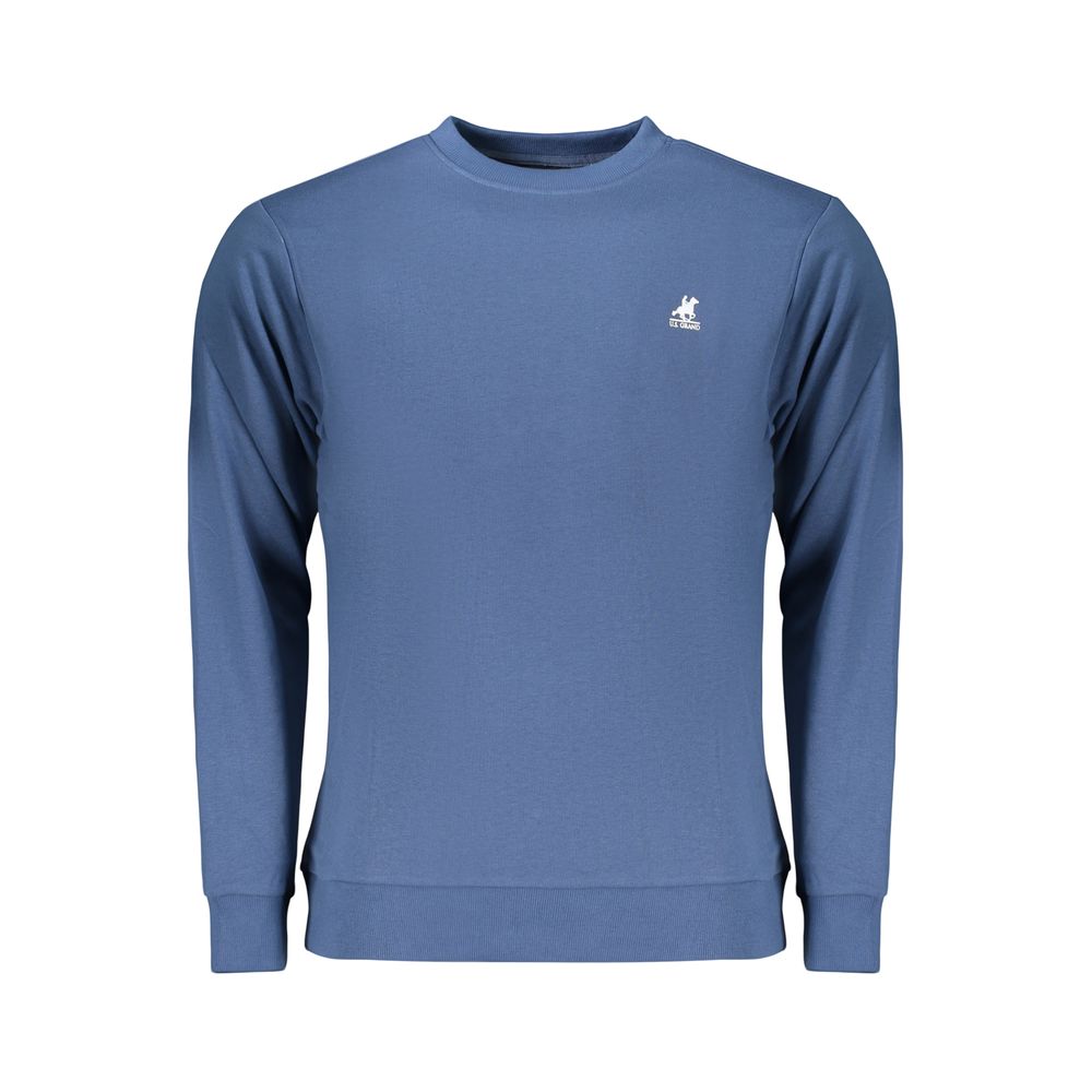 Sweat-shirt Bleu Coton U.S. Grand Homme