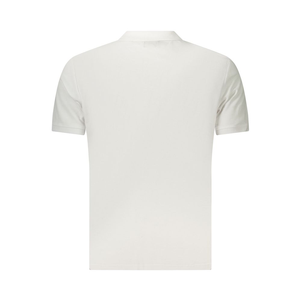 Polo blanc pour homme en coton U.S. Grand