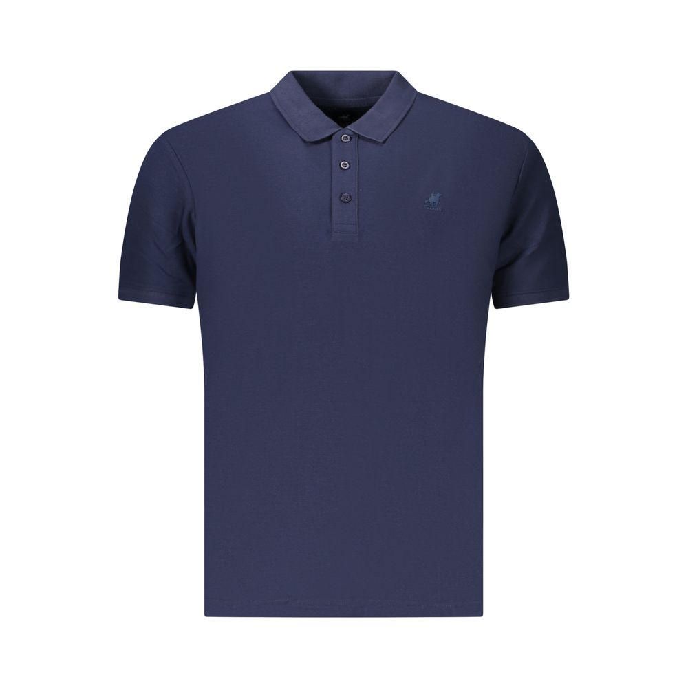 Polo Bleu Coton Homme U.S. Grand