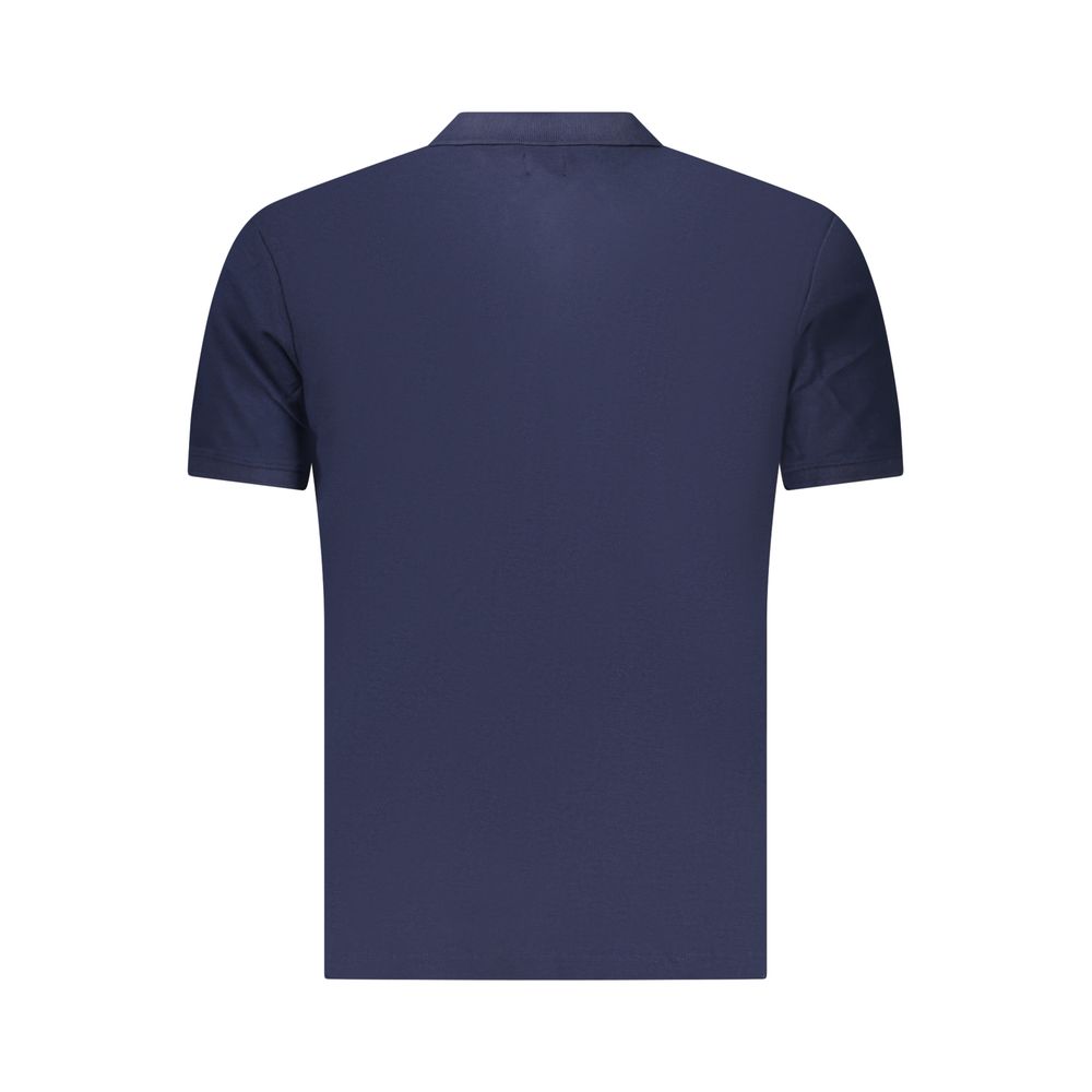 Polo Bleu Coton Homme U.S. Grand