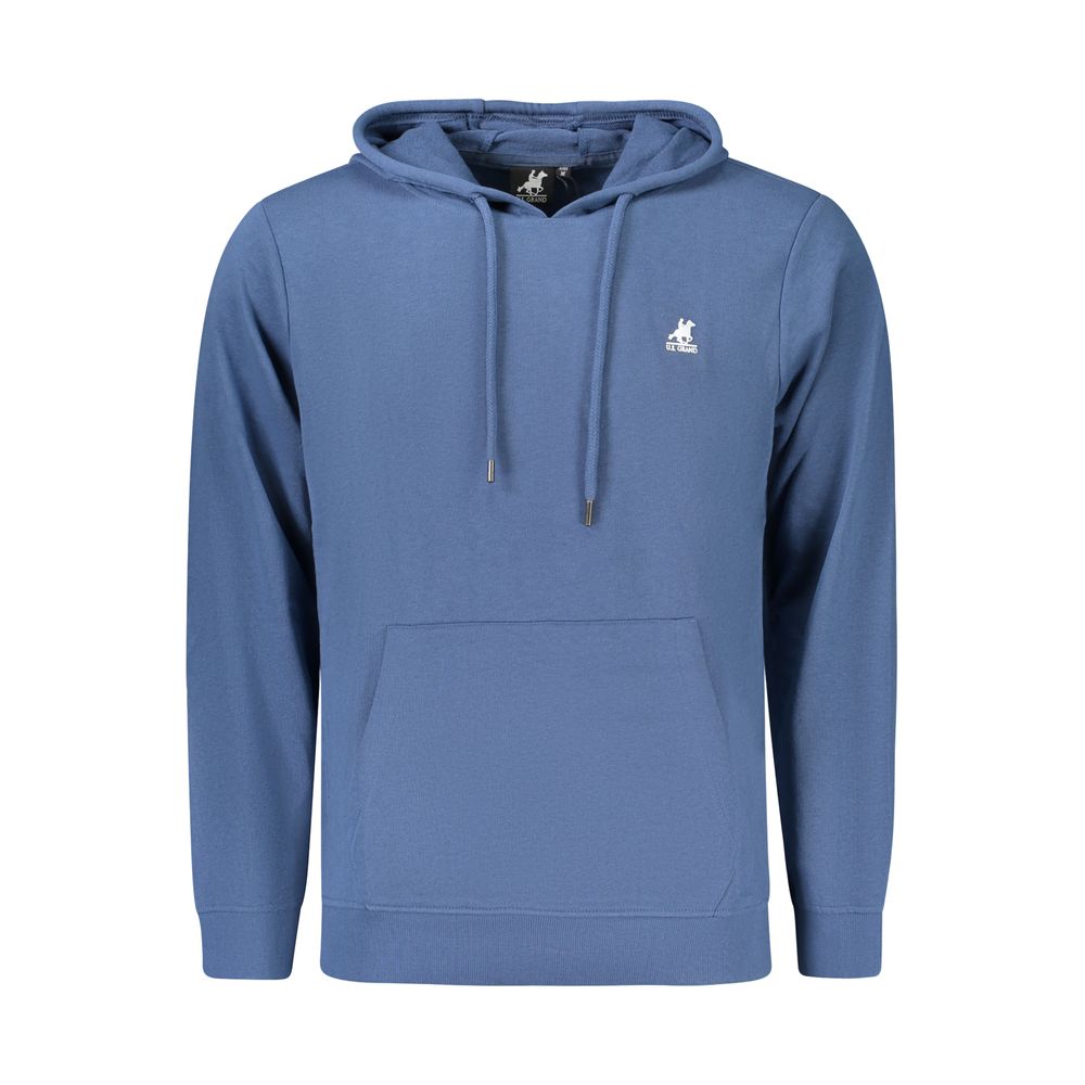 Sweat-shirt Bleu Coton U.S. Grand Homme