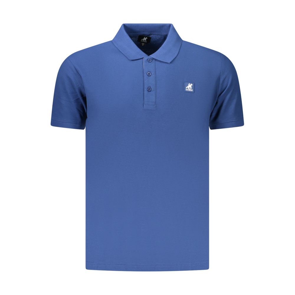 Polo Bleu Coton Homme U.S. Grand