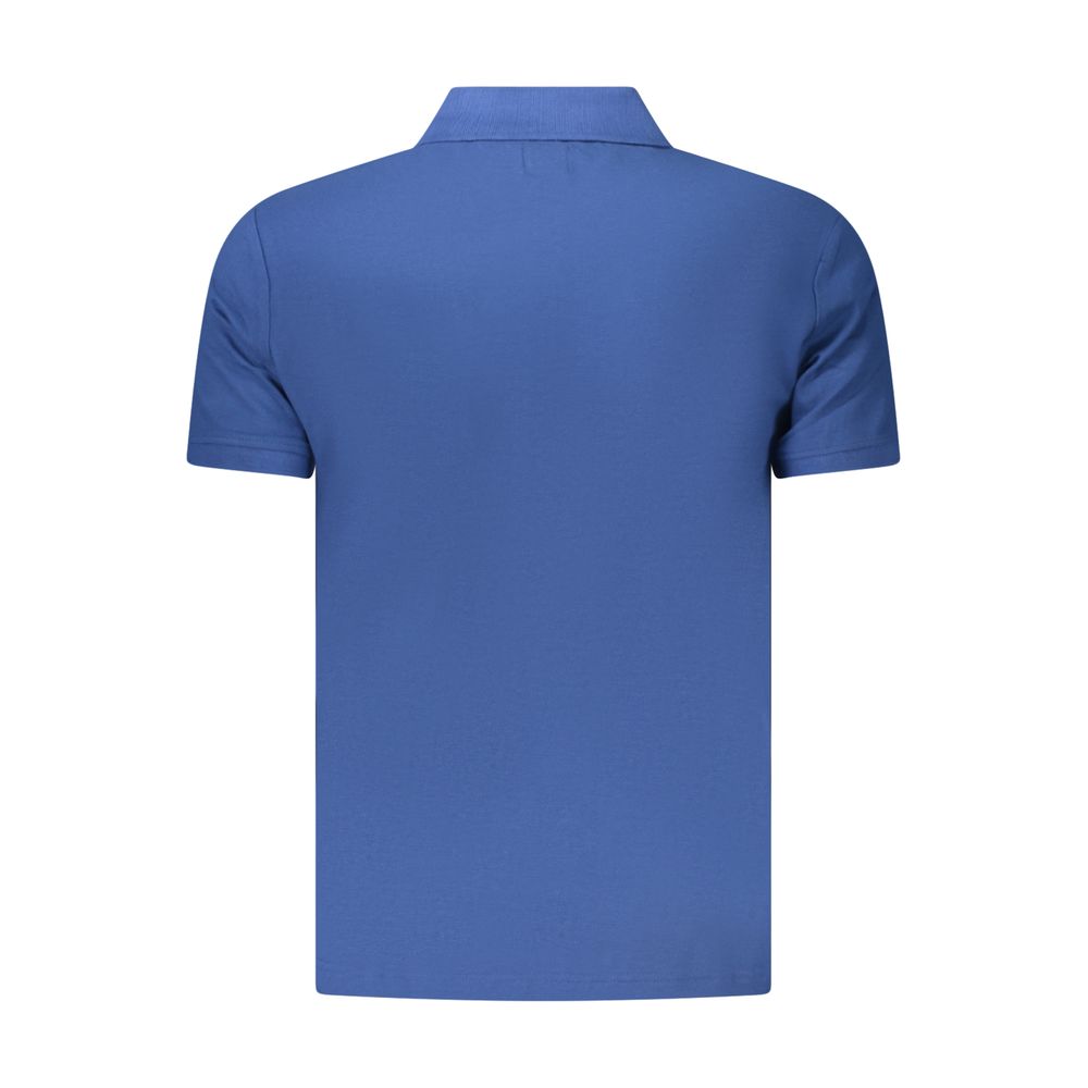 Polo Bleu Coton Homme U.S. Grand