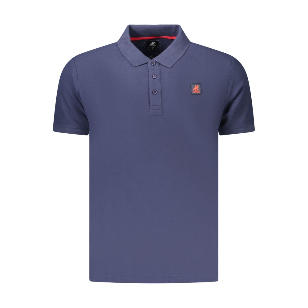 Polo Bleu Coton Homme U.S. Grand