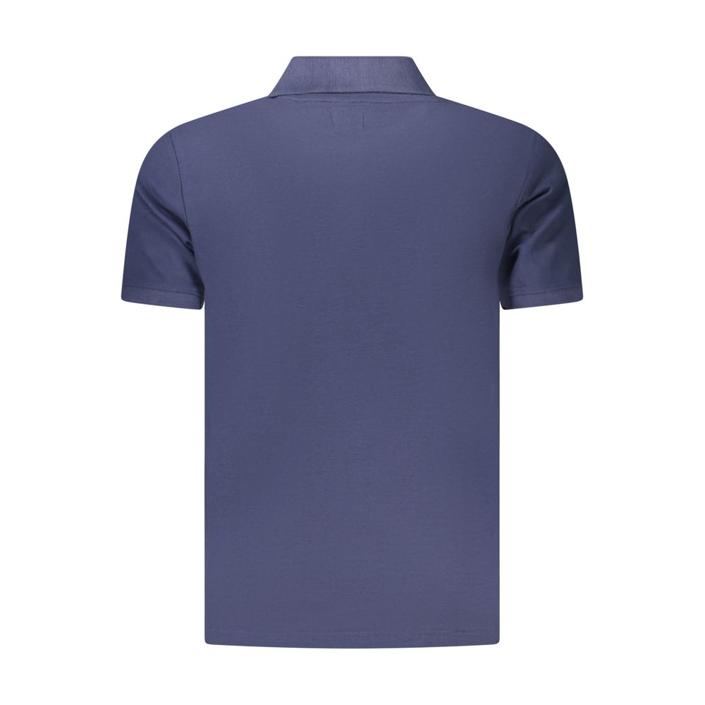 Polo Bleu Coton Homme U.S. Grand