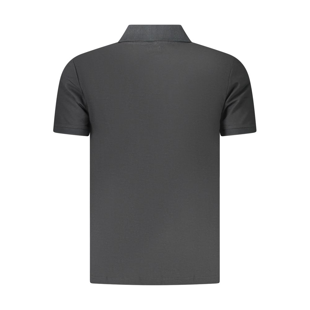 Polo en coton noir U.S. Grand pour homme